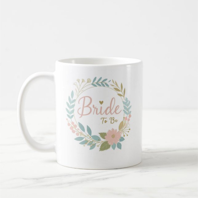 Bride to Be Mug Gift, Perfect Bride to Be Gift (Left)