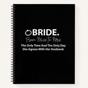 Bride To Be Notebook