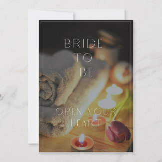 bride to be open your heart modern professional invitation