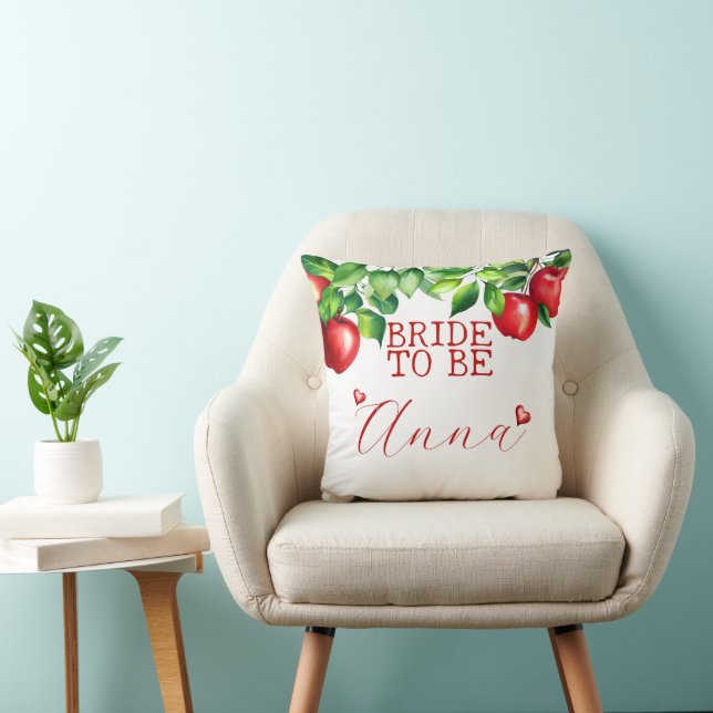 Bride to Be Red Cushion (Chair)