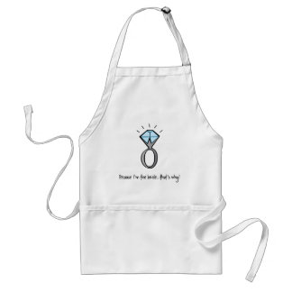 bride to be standard apron