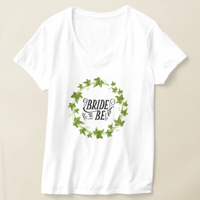 Bride to be t shirt (Laydown)