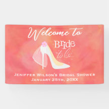 Bride To Be Wedding Bridal Shower Pink Blush