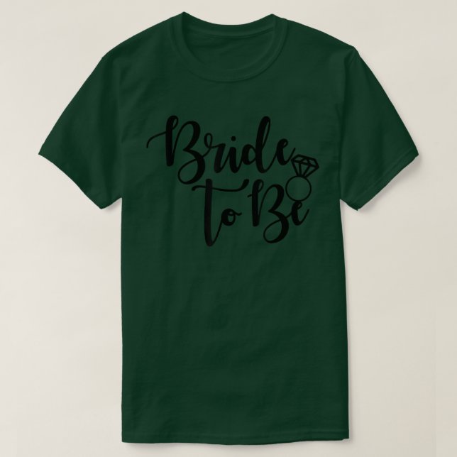 Bride To Be Wedding Ring Future Mrs T-Shirt (Design Front)