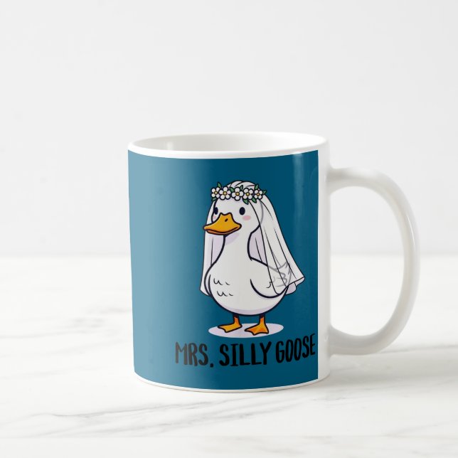 Bride to be wedding silly bride goose gettin' coffee mug (Right)