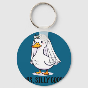 Bride to be wedding silly bride goose gettin' key ring