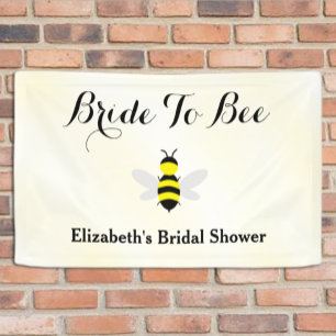 Bride To Bee Bridal Shower Banner