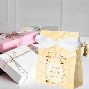 Bride to Bee Bridal shower honeycomb thank you Favour Box