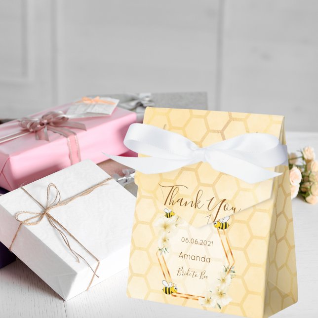 Bride to Bee Bridal shower honeycomb thank you Favour Box (Creator Uploaded)