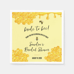 Bride to Bee! Bridal Shower Napkin