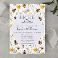Bride to Bee Lavander Floral Bees Bridal Shower