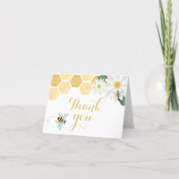 Bride to Bee Thank You Card