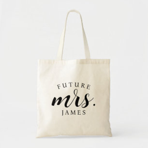 Bride-to-Be's Personalised Future Mrs. Tote Bag