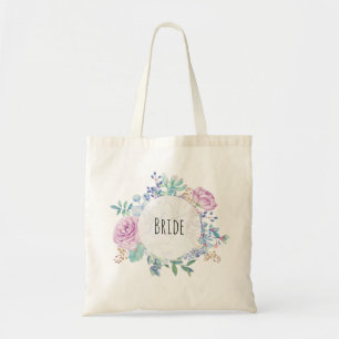 bride tote bag bachelorette hen party succulent