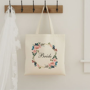 Bride Tote Bag/ Bride Gift/ Bride Tote Gifts Bag