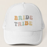 Bride Tribe Bachelorette Party 90s Classic Theme Trucker Hat<br><div class="desc">Bride Tribe Bachelorette Party 90s Classic Theme Hat. Trendy 90s style Bride tribe bold colourful design for all the bride party</div>