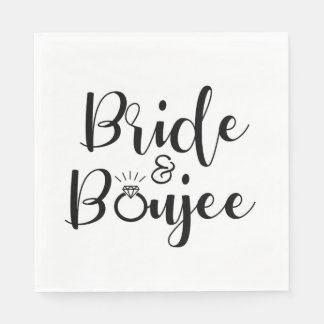 Bride tribe bachelorette party fun  napkin