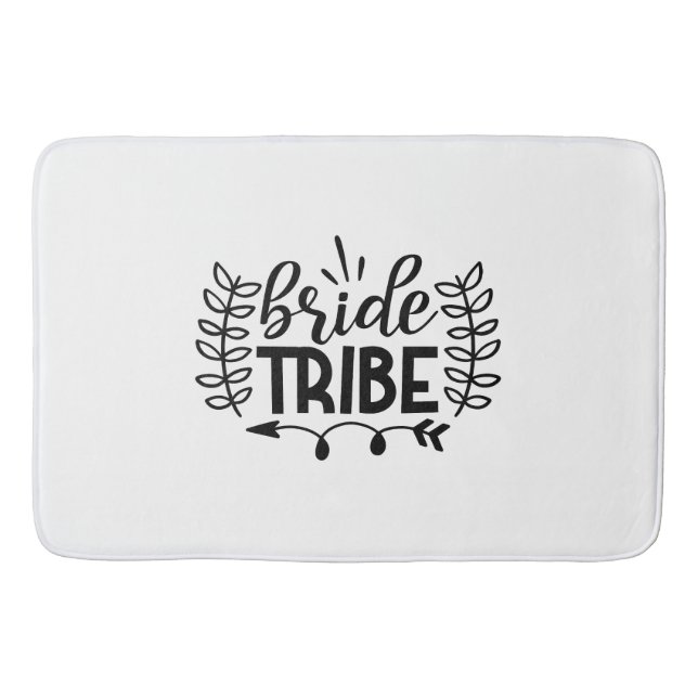 Bride Tribe Bath Mat (Front)