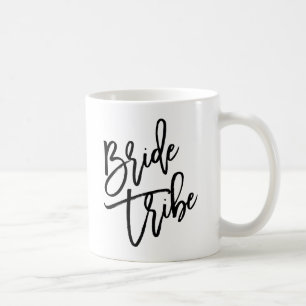 Bride Tribe Black Script Coffee Mug