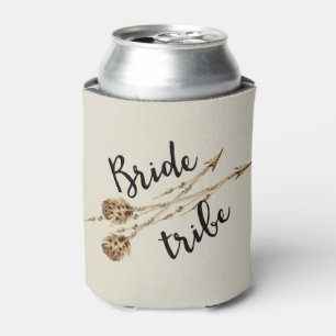 Bride Tribe Boho Arrows Personalised Can Cooler