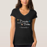 Bride Tribe Boho Script Wedding Bridesmaid T-Shirt<br><div class="desc">Celebrate your wedding party in style with our "Boho Bridesmaid Bliss" Bride Tribe Boho Script Wedding Bridesmaid T-Shirt. This t-shirt embodies the spirit of bohemian elegance and camaraderie, making it a perfect choice for bachelorette parties, bridal showers, or casual wedding festivities, in line with the trendy and personalised bridal wear...</div>