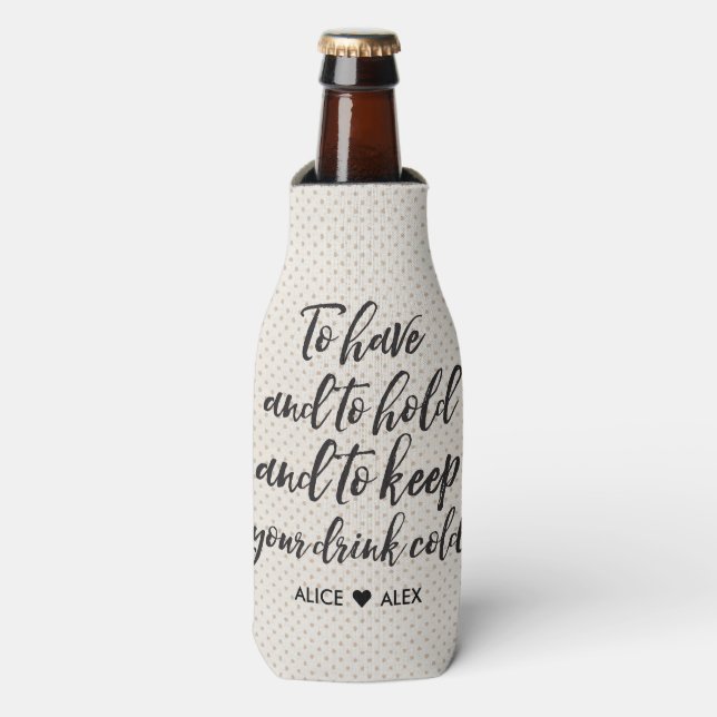 Bride Tribe Bottle Coozie (Bottle Front)