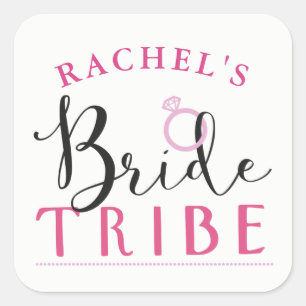Bride Tribe Bridal Shower Stickers Bachelorette
