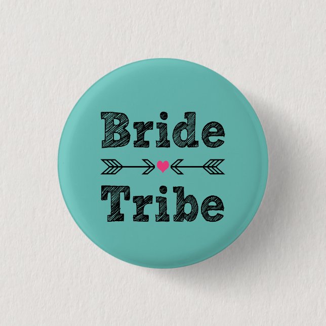 Bride Tribe Bridesmaid women's 3 Cm Round Badge (Front)
