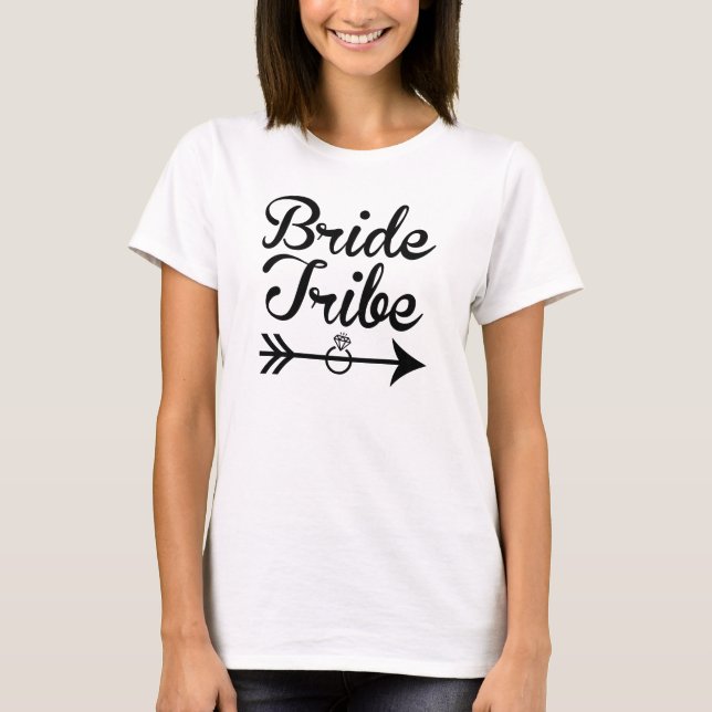 Bride Tribe Bridesmaid women's T-Shirt (Front)