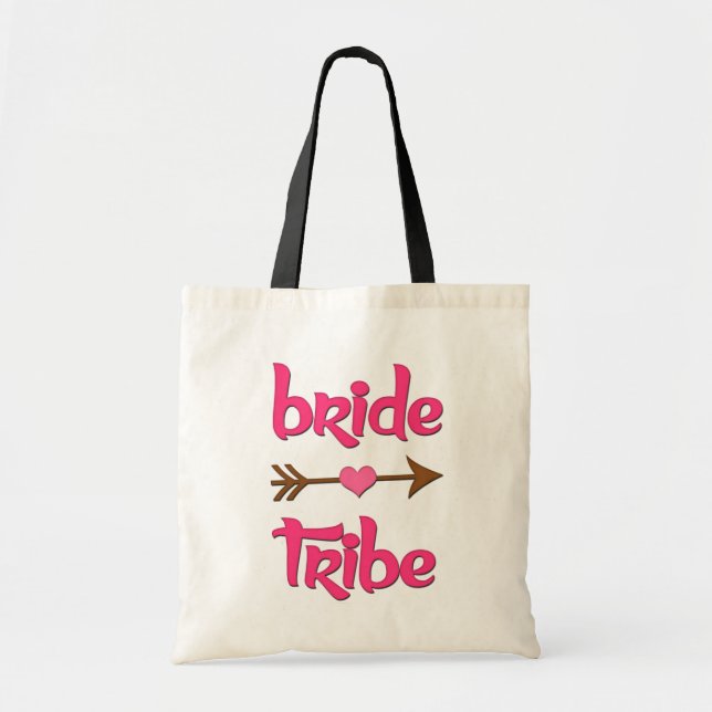 Bride Tribe Bridesmaid women's tote bag (Front)