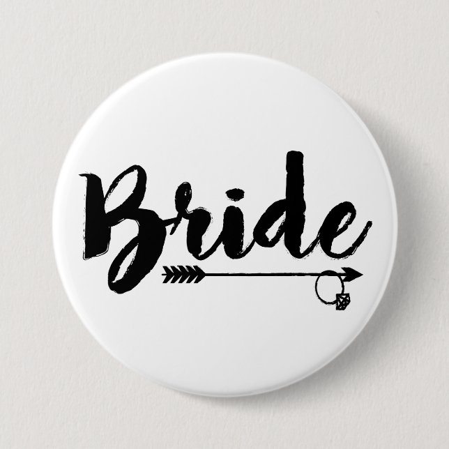 Bride Tribe Button for Bride (Front)
