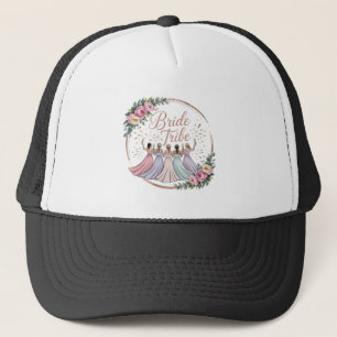 Bride Tribe Custom Name Bachelorette Party  Trucker Hat