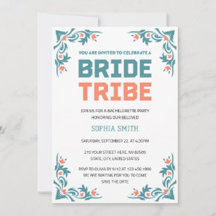 Bride Tribe Family Assmbley Bachelorette Party Invitation