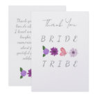 Bride Tribe Floral Bride Hen Do Gift