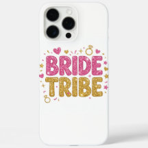 Bride Tribe Glitter iPhone Case