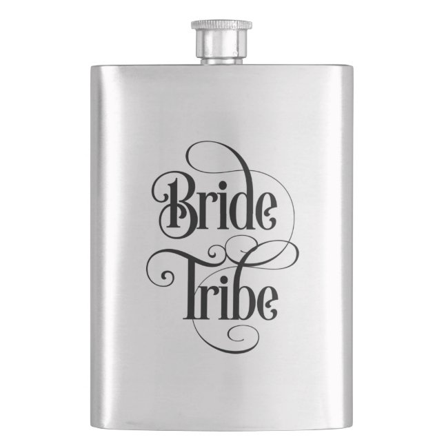Bride Tribe  Hip Flask (Front)