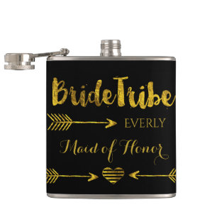 Bride Tribe Hip Flask
