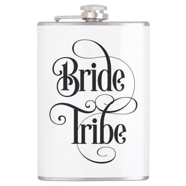Bride Tribe  Hip Flask (Front)