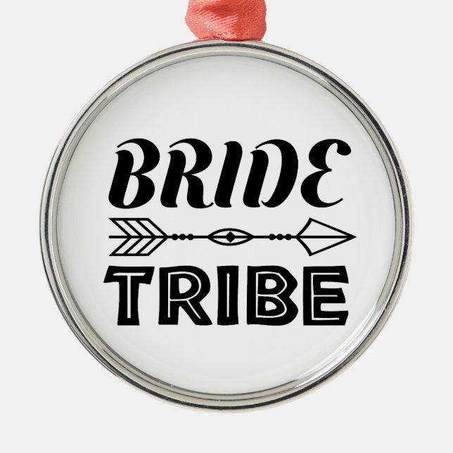 Bride Tribe    Metal Tree Decoration (Front)