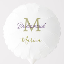 Bride tribe monogram bridal shower simple golden p
