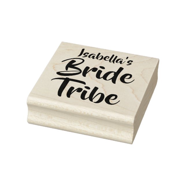 Bride Tribe Personalised Rubber Stamp (Stamp)