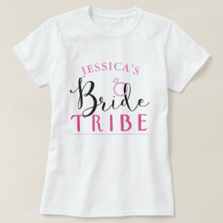 Bride Tribe Personalized Ring Bridal Shower Tops