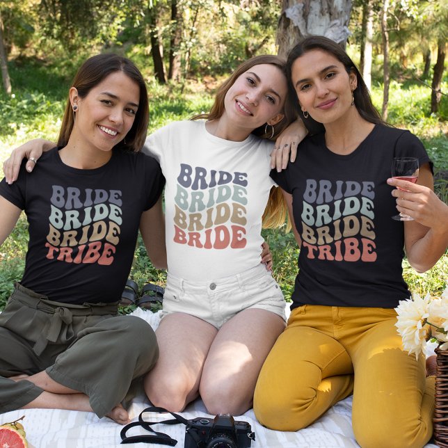 Bride Tribe Retro  T-Shirt (Creator Uploaded)