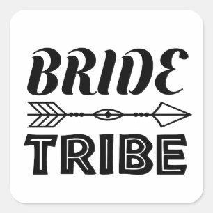 Bride Tribe Square Sticker