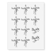 Bride tribe - Temporary tattoo