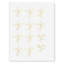 Bride tribe - Temporary tattoo