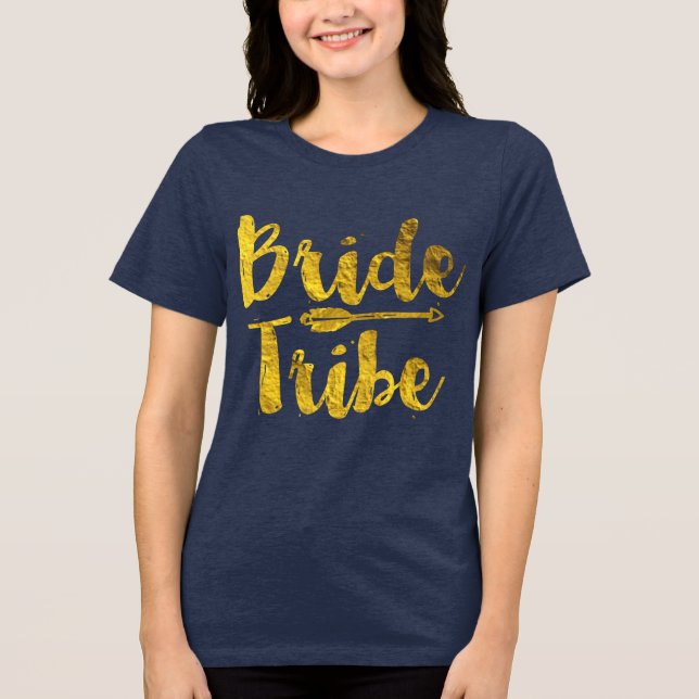 Bride Tribe Tri-Blend Shirt (Front)