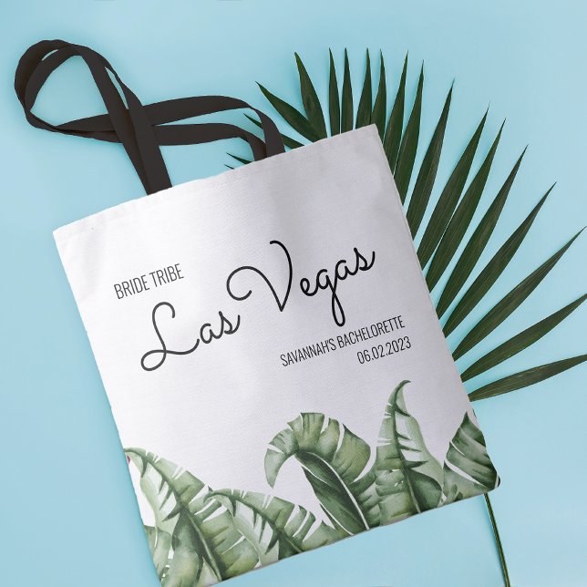 Bride Tribe Tropical Las Vegas Tote Bag (Creator Uploaded)