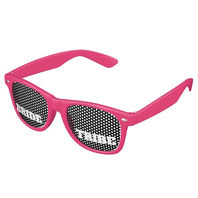 Bride Tribe Wedding Bachelorette Party Retro Sunglasses (Angled)