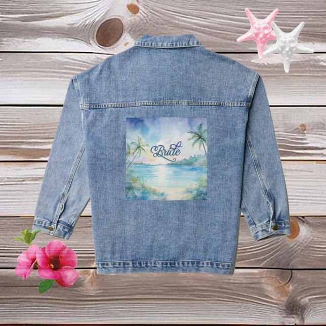 Bride Tropical Bliss Denim Jacket (Creator Uploaded)